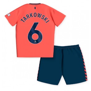 Everton James Tarkowski #6 Gostujuci Dres za Dječji 2023-24 Kratak Rukavima (+ kratke hlače)